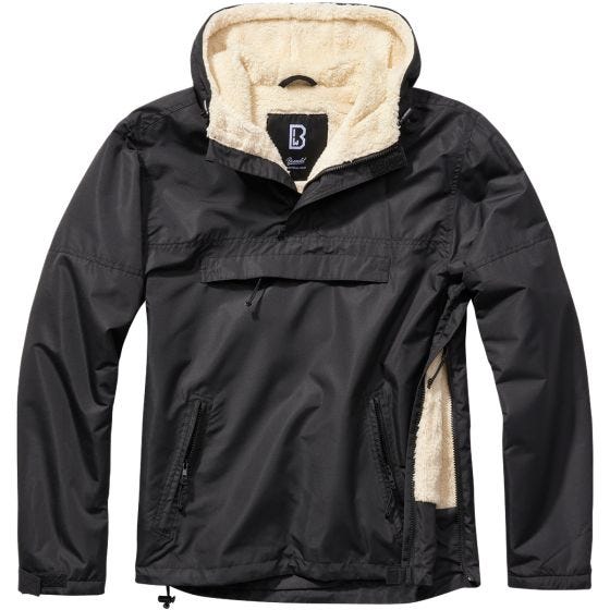 Brandit Sherpa Windjack - Zwart