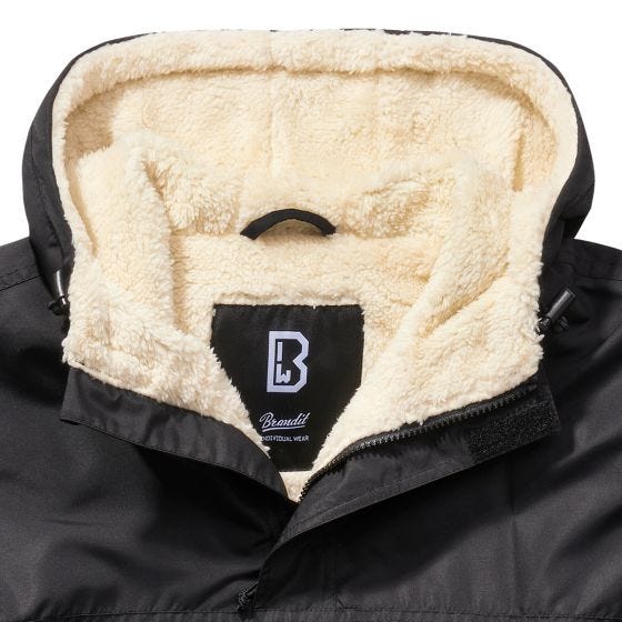 Brandit Sherpa Windjack - Zwart