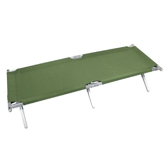 MFH US Army Type Aluminium Veldbed - Olijf