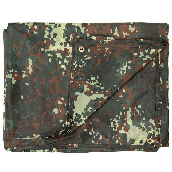 MFH 'Tarp' Dekzeil 300x400cm - Flecktarn