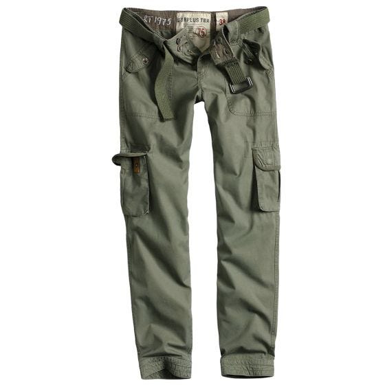 Surplus Slimmy Broek Dames - Olijf