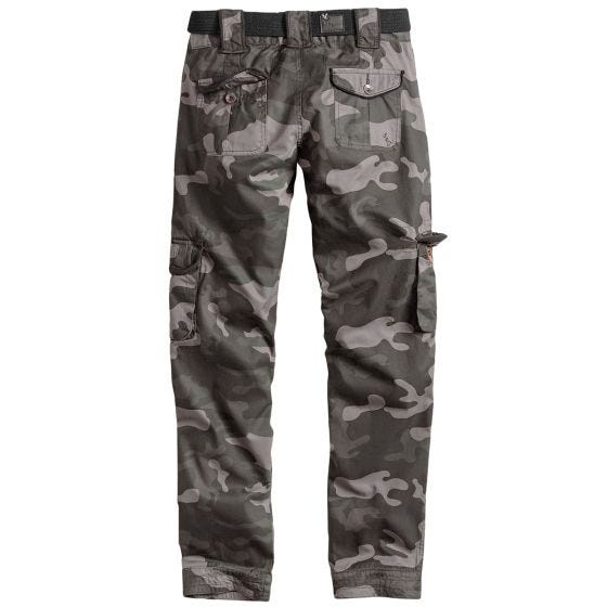 Surplus Slimmy Broek Dames - Black Camo