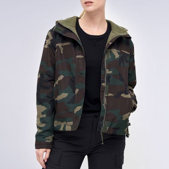 Brandit Dames Windjas - Woodland
