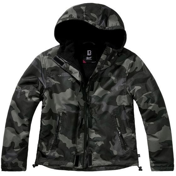 Brandit Dames Windjas - Dark Camo