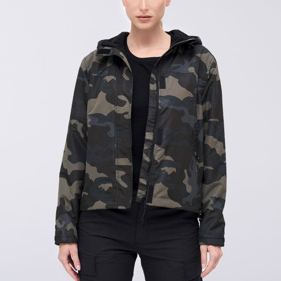 Brandit Dames Windjas - Dark Camo