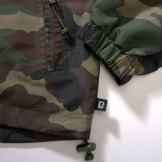 Brandit Dames Zomers windjack - Woodland Camo