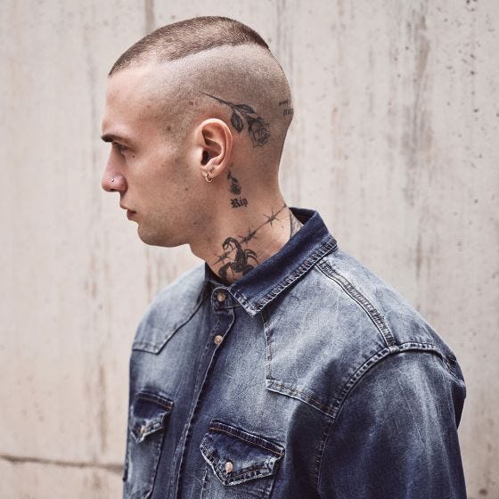 Brandit Riley Denim Overhemd - Denim Blue
