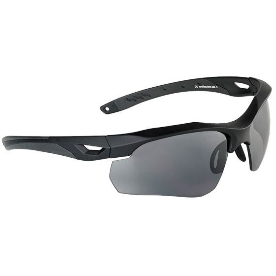 Swiss Eye Skyray Zonnebril - Smoke + Helder Glazen / Black Rubber Montuur