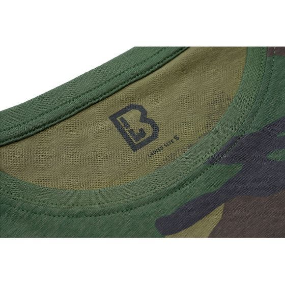 Brandit Dames T-shirt - Woodland Camo