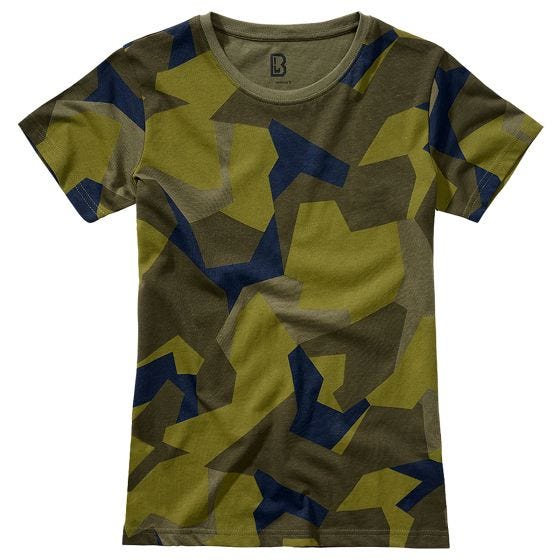 Brandit Dames T-shirt - Swedish M90 Camo