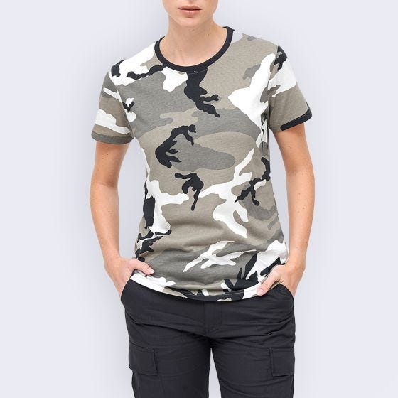 Brandit Dames T-shirt - Urban Camo