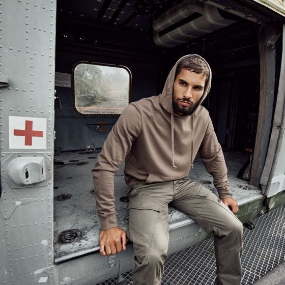 Brandit Sweathoody Hoodie - Olijf