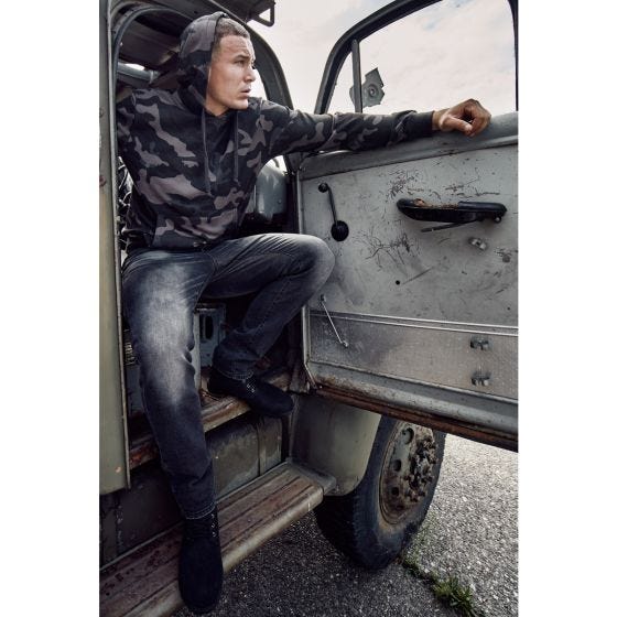 Brandit Sweathoody Hoodie - Dark Camo