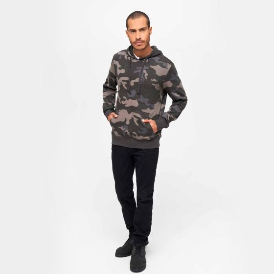 Brandit Sweathoody Hoodie - Dark Camo