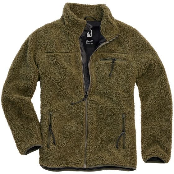 Brandit Teddyfleece Jack - Olijf