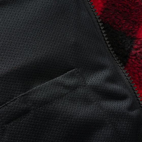 Brandit Teddyfleece Jack - Rood/Zwart
