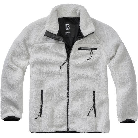 Brandit Teddyfleece Jack - Wit