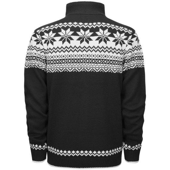 Brandit Cardigan Norweger Trui - Zwart