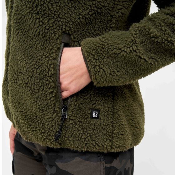 Brandit Dames Teddyfleece Jack - Olijf