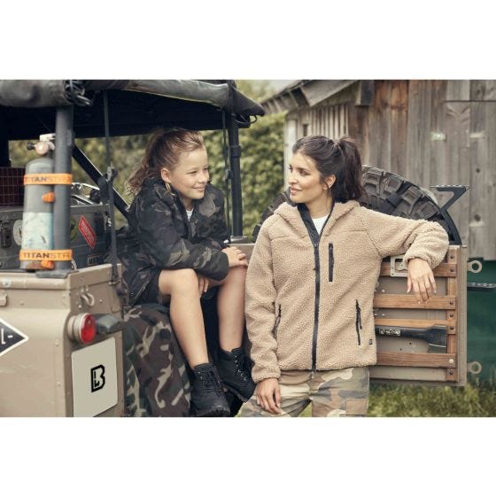Brandit Dames Teddyfleece Jack - Camel