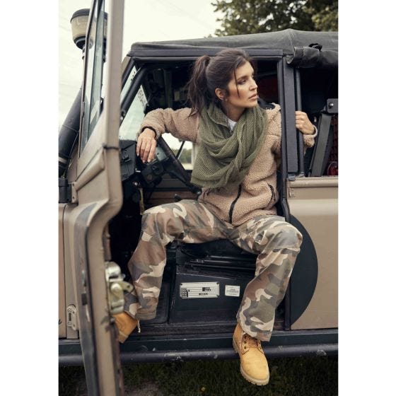 Brandit Dames Teddyfleece Jack - Camel
