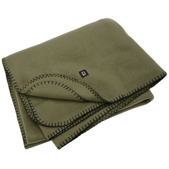 Brandit Fleece deken - Olijf