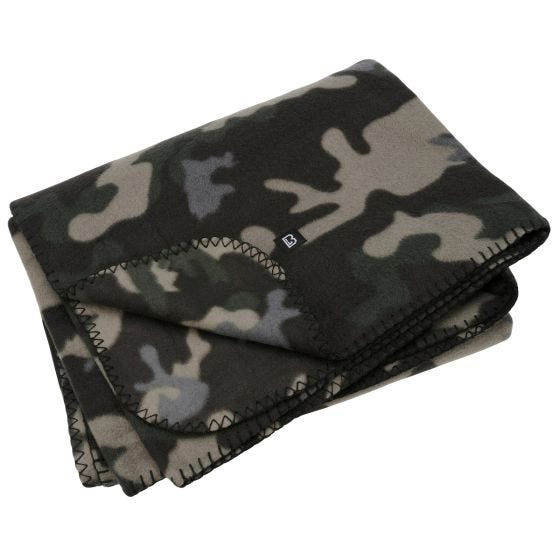 Brandit Fleece deken - Dark Camo