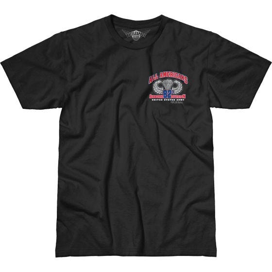 7.62 Design Army 82nd Airborne All Americans Battlespace T-shirt - Zwart