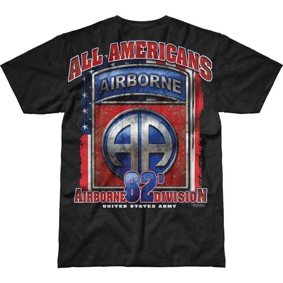 7.62 Design Army 82nd Airborne All Americans Battlespace T-shirt - Zwart