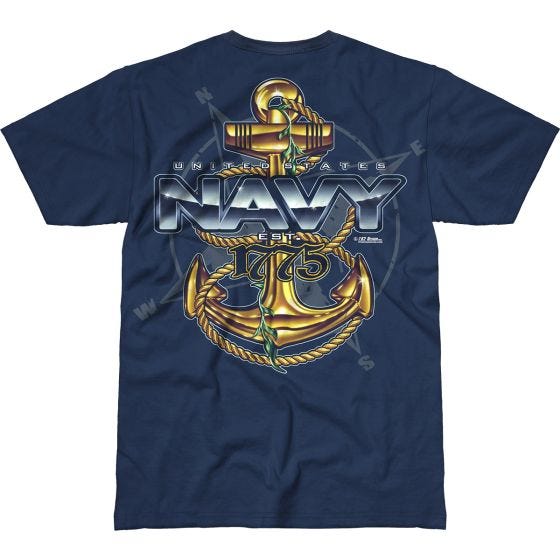 7.62 Design USN Compass Battlespace T-shirt - Navy