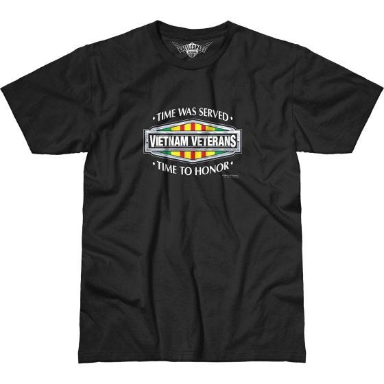 7.62 Design Vietnam Veterans Time Served Battlespace T-shirt - Zwart