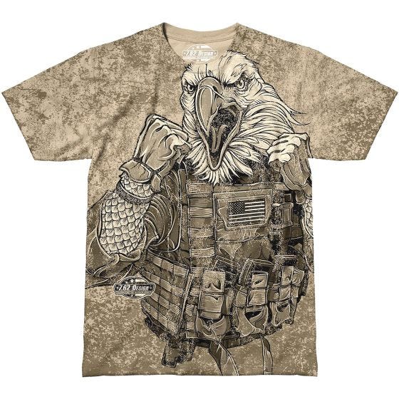 7.62 Design Avenge Our Fallen T-shirt - Sand