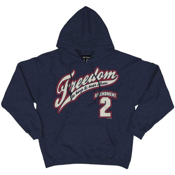 7.62 Design 2nd Amendment Freedom Hoodie - Navy Heather