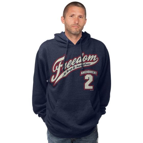 7.62 Design 2nd Amendment Freedom Hoodie - Navy Heather