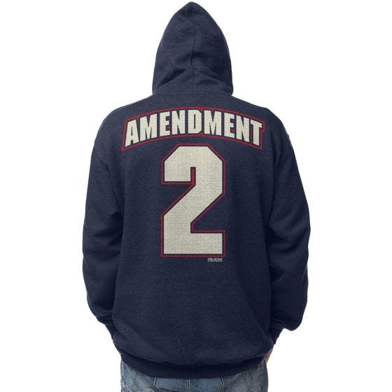 7.62 Design 2nd Amendment Freedom Hoodie - Navy Heather