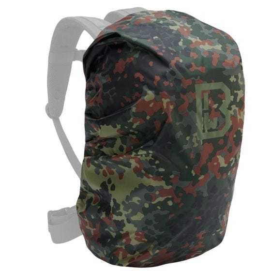 Brandit US Cooper Large Rugzakregenhoes - Flecktarn