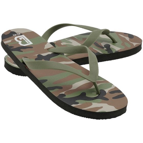 Brandit Beach Pantoffel - Woodland