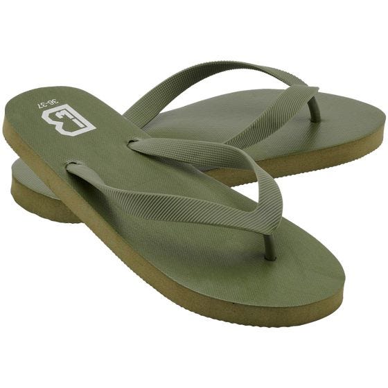 Brandit Beach Slipper Olijf