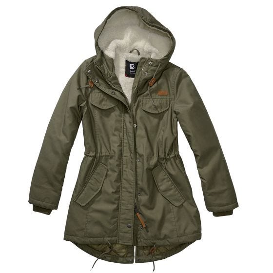 Brandit Dames Marsh Lake Parka - Olijf