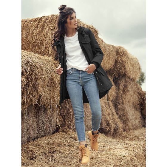 Brandit Dames Marsh Lake Parka - Zwart