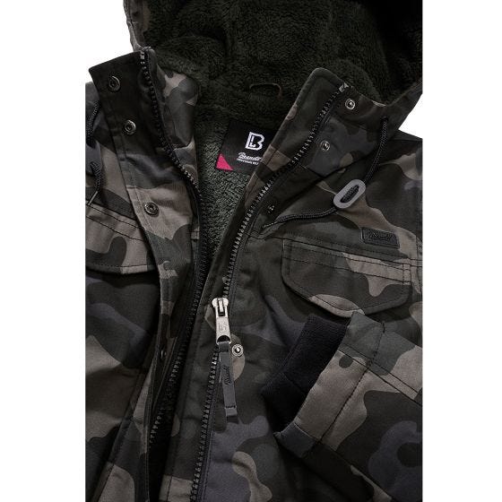Brandit Dames Marsh Lake Parka - Dark Camo