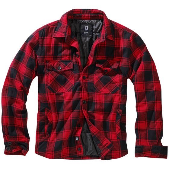 Brandit Lumber Jack - Rood/Zwart