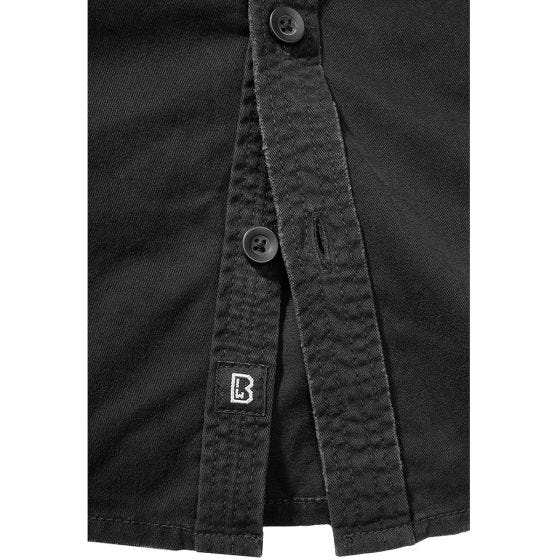 Brandit Dames Vintage Overhemd met lange mouwen - Zwart