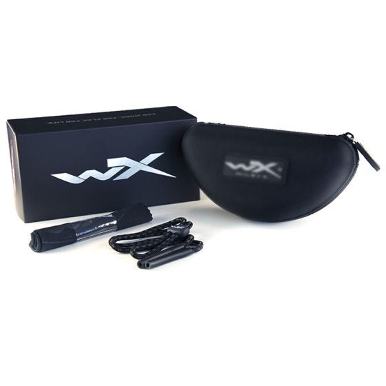 Wiley X WX Contend Standaard brillen - Captivate Polarized Blue Mirror Glazen / Matte Graphite Montuur