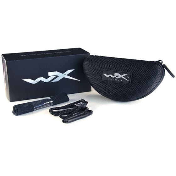 Wiley X WX Vallus Standaard brillen - Polarized Emerald Mirror Glazen / Matte Black Montuur