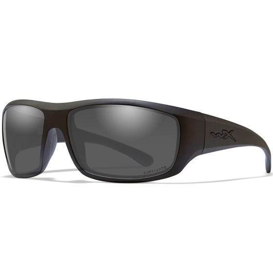 Wiley X WX Omega Standaard brillen - Captivate Smoke Grey Glazen / Matte Black Montuur