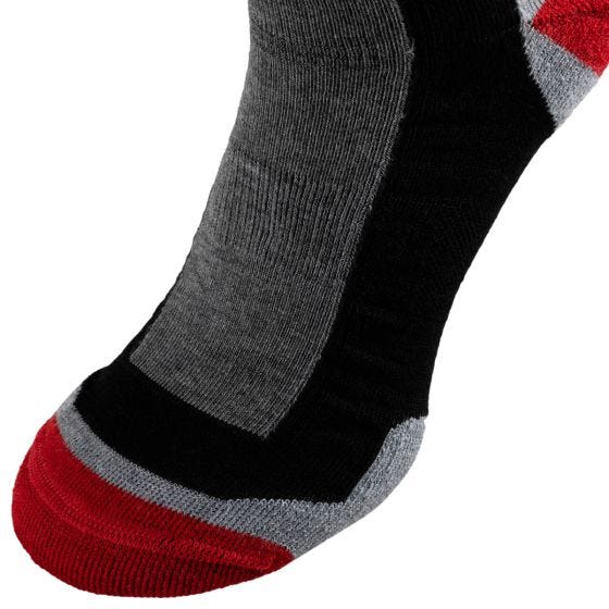 Alpinus Sveg Lage sokken - Grijs/Rood