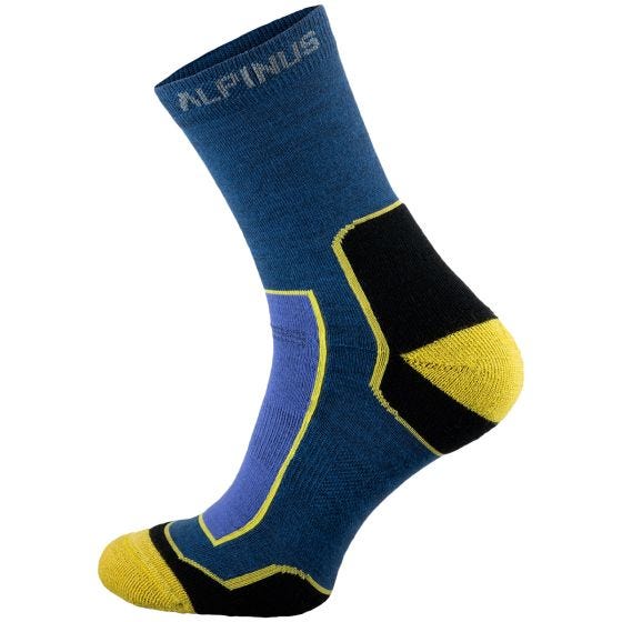 Alpinus Sveg Sokken - Blauw/Geel