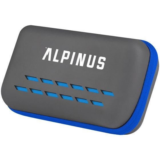 Alpinus Canoa Microvezelhanddoek - Blauw