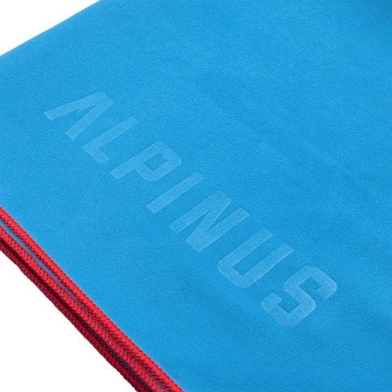 Alpinus Canoa Microvezelhanddoek - Blauw
